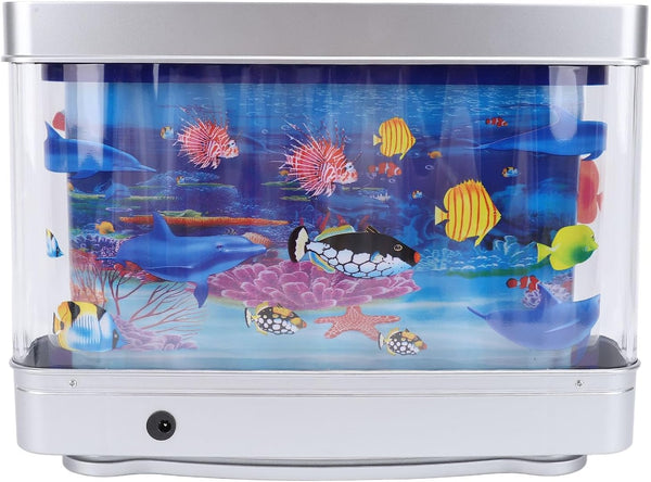 Generic Fake Fish Tank Baby Aquarium, Mini Crib Aquarium Lamp, Artificial Moving Lifelike