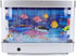 Aquarium Sensory Lamp, Lifelike Artificial Aquarium with Moving Fish, Sensory Therapy Night Light, USB Power Supply