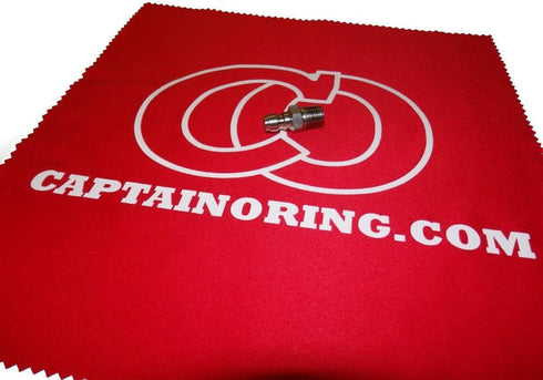 Paintball HPA Air Tank Fill Nipple with Bonus Microfiber Cloth