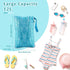 Generic Swimming Waterproof Embedded Towel Wet Dry Bag, Oxford Cloth Zipper Design Portable Wet Bag for Swimsuit