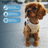 Voyager Step-In Plush Dog Harness, Soft Plush Vest for Small/Medium Dogs, Latte Suede, S