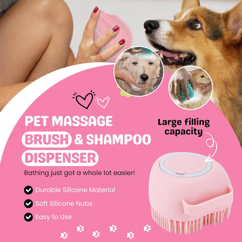9Pcs Trimmer Trimming Dog Grooming Kit - Self Cleaning Slicker Brush, Flea Comb, Nail & Bath Brush - Pet Grooming Tools
