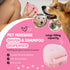 9Pcs Trimmer Trimming Dog Grooming Kit - Self Cleaning Slicker Brush, Flea Comb, Nail & Bath Brush - Pet Grooming Tools