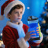 5-7 8-12 3D 14 OZ Lightzz Dinosaur Water Bottle, Dinosaur Toys for Boys with Glowing Light, Christmas Gifts White