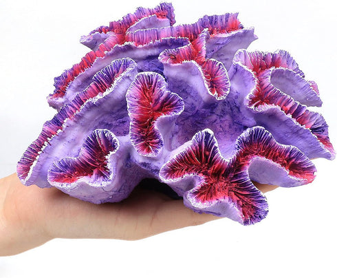 Aquarium Coral Ornaments Decor Fish Tank Plants Decoration for Aquarium Landscape,Purple by Besimple