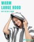 Men Women Hooded Towel Changing Wearable Cloth Swimsuit Bikini Coverup Dry Robe Bathing Swim Parka Jacket Suit Dress