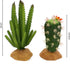 JIHAQUA (Set 2) Reptile Plants Succulent, Artificial Desert Rain Forests Plants for Lizard Bearded Dragon Chameleon