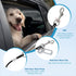 Mogoko Chew Proof Dog Car Seatbelt Safety Restraint, Stainless Steel Dog Leash, S Size, 24 inch