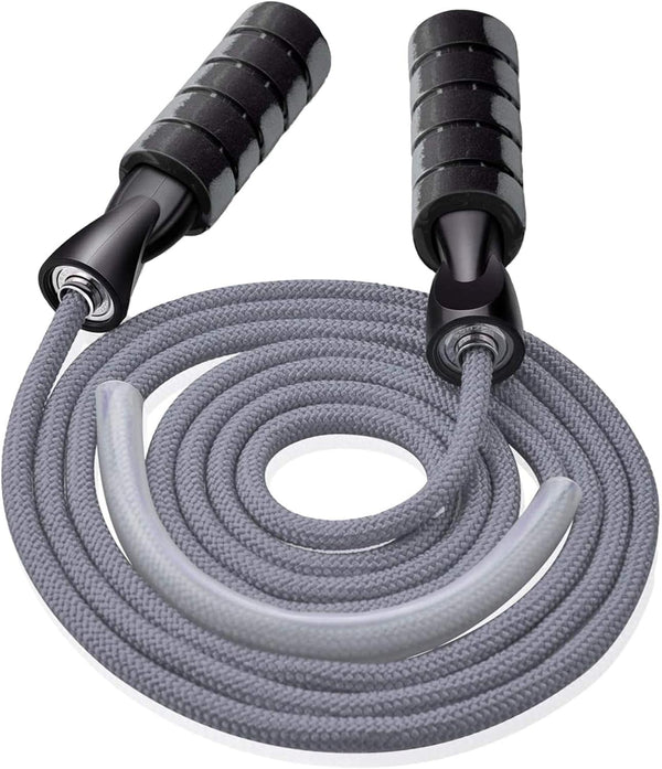 Professional Weighted Jump Rope, Adjustable Tangle-Free with Ball Bearings for Cardio, Endurance Training, Fitness