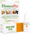HomeoPet Skin and Itch Relief for Dogs and Cats, Natural Coat Soother, 15 Milliliters