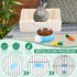 34 Set Pcs Rabbit Starter Kit Rabbit Litter Box Small Animal Water Bottle Stacking Cups Bunny Tunnels Animal Grooming
