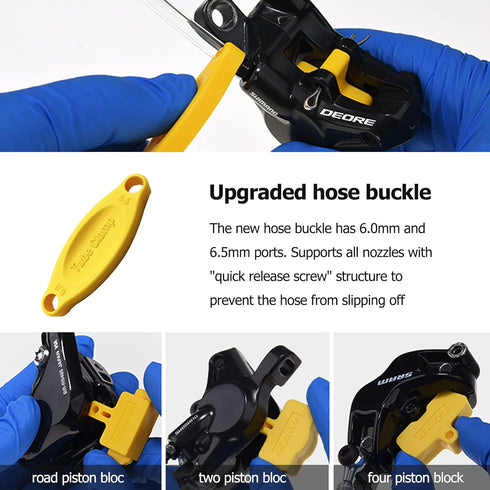 Hydraulic Brake Bleed Kit for Shimano, TEKTRO, MAGURA and Other Mineral Oil Brake Systems