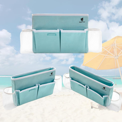 GEERTOP Portable Beach Cup Holder Ultralight Outdoor Chair Armrest Cup Organizer Water Bottle Holder for Beach Chair