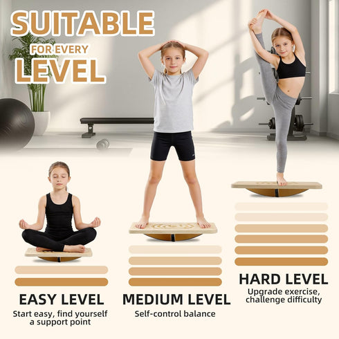 350 Juoe Maze Balance Board Wobble Board for Kids and Adult,up to Ibs for Coordination Skills Obstacle Courses Sensory