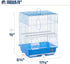 Prevue Pet Products Flat Top Economy Cage, Blue Plastic Base, for Parakeet and Small Birds