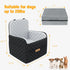 6in 26 lbs PETICON Waterproof Dog Car Seat for Small Medium Dogs, Memory Foam Pet Booster Seat for Dogs up