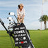 Golf Gifts for Men - Funny Golf Towel for Dad, Husband, Golf Fan, Perfect for Father's Day Gifts