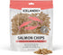 Icelandic+ Mini Fish Chips: Salmon 9oz - Dog Treats for Training & Small Dogs, 2 Ingredient Air-Dried Crunchy Chips