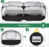 Jhua Pet Playpen for Small Animals, Portable Chicken Run with Detachable Bottom and Cover, Foldable Chicken Coop Indoor