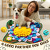 18.8 18.8 Inch 2 Pack Arrowbash Snuffle Mat for Dogs Cats x Interactive Sniff Feeding Mat with Toy Balls for Small