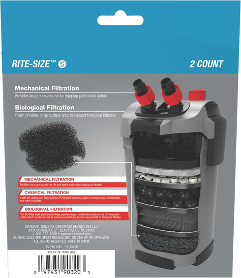 Marineland Penguin Refillable Media Cartridge, Fits 200 and 350 Power Filters (PA10093)