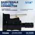 Five Oceans 5/16-Inch Barb Female Fuel Line Quick Connector, OMC/Johnson/Evinrude, Built with Durable Materials, Compatible with Ethanol Blended Fuels - FO2885