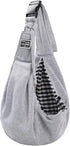 Surblue Dog Sling Carrier Bag with Reversible Belts | Safe Comfortable Adjustable Crossbody Tote for Small Pets (Buckle