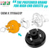 Golf Cart Brake Drum Hub Assembly for EZGO TXT PDS 1982-up Electric & 1982-1993 2-Cycle Gas, Replace OEM# 19186G1P