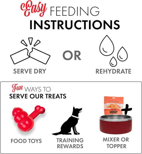 Grandma Lucy's Freeze-Dried Treats, Single Ingredient Shrimp, 0.65 oz