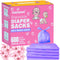 Disposable Diaper Bags (600 ct.) Cherry Blossom Scented Easy Tie Handles Scented