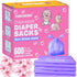 Disposable Diaper Bags (600 ct.) Cherry Blossom Scented Easy Tie Handles Scented