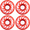 Phaser 92A 54mm Skateboard Wheels with Optional Bearings, Spacers, Washers