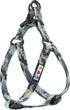 Pawtitas Extra Small Dog Harness, Camouflage Grey Step-in Harness for Senior Dogs and Puppies, Adjustable Reflective