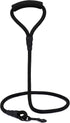 Mile High Life Dog Leash, Comfortable Padded Handle, Black Nylon Rope Heavy Duty 6 Feet Leash