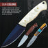 Handmade 8" Stainless Steel Hunting Knife with Sheath, Sharp Skinning Knife, Full Tang Survival Knife for Camping