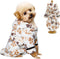 Junchl Small Dog Bathing Towel, Adjustable Dog Bath Robe for Cold Weather, Puppy