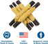 Best Bully Sticks - All Natural Cheese Wrapped Beef Collagen Sticks, 6 Inch, 12 Pack, Long Lasting Dog Chew