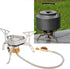 Portable Backpacking Stove, Foldable Windproof Outdoor Camping Stove, Honeycomb Hot Pot, Propane Burner