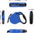 Tuff Pupper Heavy Duty Retractable Dog Leash, 16 ft with Reflective Stitching for Nighttime Safety