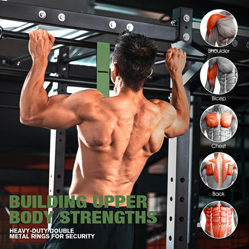 Pull Up Assistance Bands - Adjustable Heavy Duty Resistance Bands for Home Gym Fitness