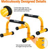 Push Up Bar, Heavy-Duty Parallettes Bars for L-sit & Dip, No Wobbling Stand for Home Fitness Training