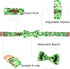 Dog Collar - St. Patrick's Day Dog Collar Bows for Dogs Bowtie Adjustable Dog Collar Girl Pet Gift Green Dog Collar for Medium Small Large Dogs