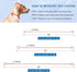 Mogoko Stainless Steel Dog Choke Chain Collar, Puppy Metal Snake Chain Slip Collar for Training Walking (Rose Gold)