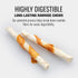 Good ‘n’ Fit Twist Sticks Made with Real Venison, 15 Count, Highly Digestible Rawhide Chews