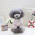 Dogs PJS Clothes for Small Dogs - Girl Puppy Pajamas Long Sleeved Onsie Warm Coats Jumpers Outfits