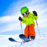 Kids Ski Goggles, Snowboard Goggles for Youth Boys Girls, OTG Anti-fog Goggles with Non-Slip Strap