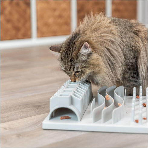 TRIXIE Fun Board Cat Puzzle Game - Interactive Treat Dispenser