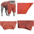 Lovelonglong Dog Sweatshirt and Pullover for Small to Large Dogs - Cold Weather Protection in Lobster-Pink XL