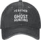Funny Cap I'd Rather Be Ghost Hunting, Cute Women Baseball Cap Hat