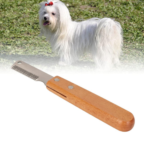 Shedding Blade for Dogs, Professional Dog Grooming Hand Stripping Knife, Multifunction Dog Stripping Knife Grooming Tool, Stripper Trimmer Tool for Coarse Fur for Pets for Cats